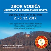 Najava Zbor vodiča u prosincu 2017. godine